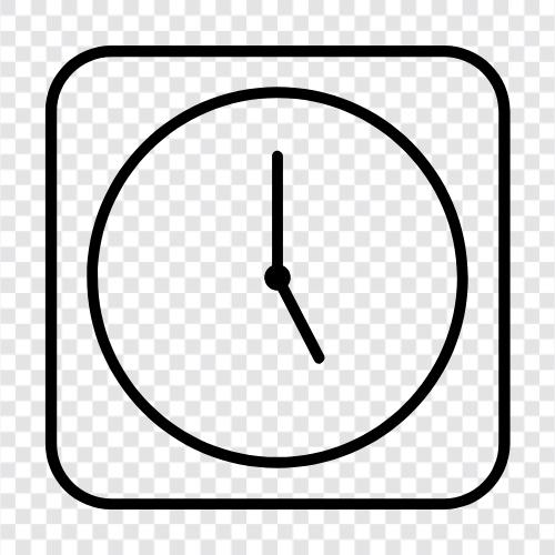 time, time zone, clock, digital clock icon svg