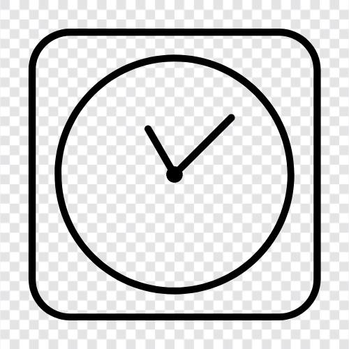 time, minute, second, clock icon svg