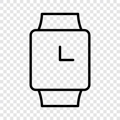 time, time zone, watch battery, watch band icon svg