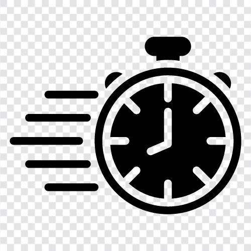 Быстрое время, управление временем, советы по управлению временем, методы управления временем Значок svg