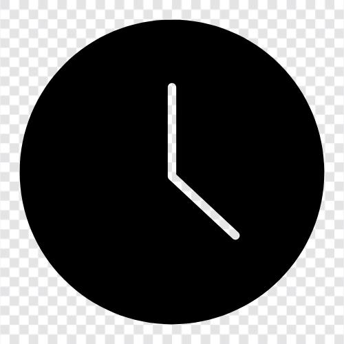 time, watches, alarm, digital icon svg