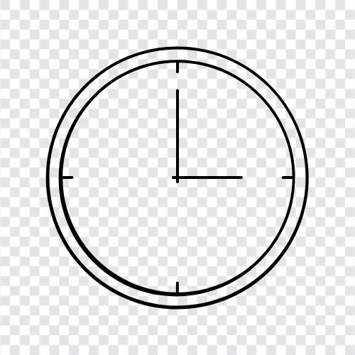 Zeit, Alarm, Digital, Wand symbol