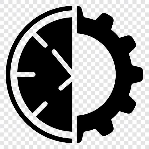Наводки по управлению временем, методы управления временем, программное обеспечение по управлению временем, управление временем Значок svg