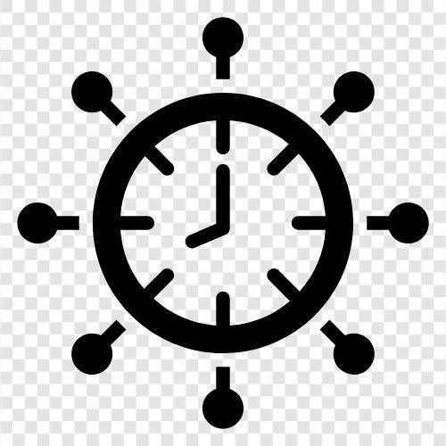 zaman yönetimi ipuçları, zaman yönetimi fikirleri, zaman yönetimi teknikleri, zaman yönetimi hackleri ikon svg