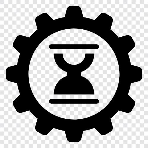 Наводки по управлению временем, идеи по управлению временем, методы управления временем, принципы рационального использования времени Значок svg
