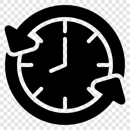 zaman yönetimi ipuçları, zaman yönetimi teknikleri, zaman yönetimi araçları, zaman yönetimi ikon svg