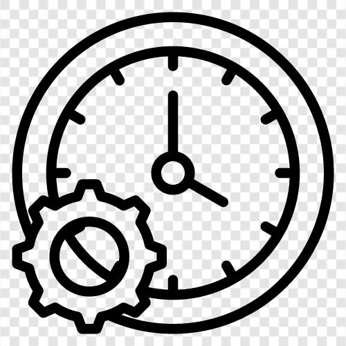 Наводки по управлению временем, методы управления временем, программное обеспечение по управлению временем, система управления временем Значок svg