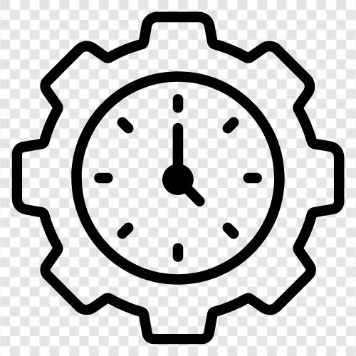 Наводки по управлению временем, программное обеспечение по управлению временем, методы управления временем, консультации по управлению временем Значок svg
