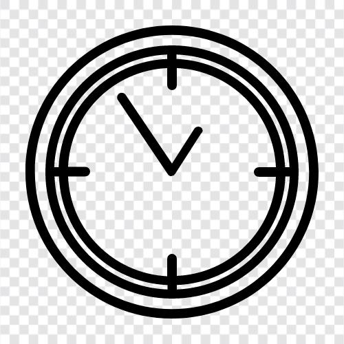 time, watches, digital, analog icon svg