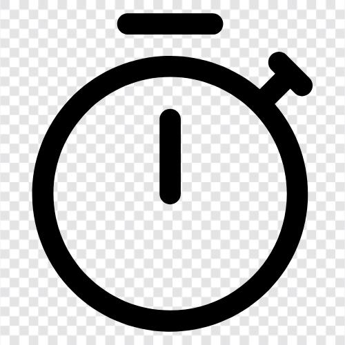 Zeit, Stoppuhr, Countdown, Uhr symbol