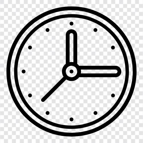 Zeit, Zeitzone, Uhr, Alarm symbol