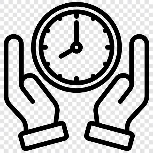 timesaving tips, time management, timesaving techniques, time icon svg
