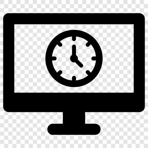 Zeit, Zeitzone, Zeitzonenunterschiede, Computer Zeitzone symbol
