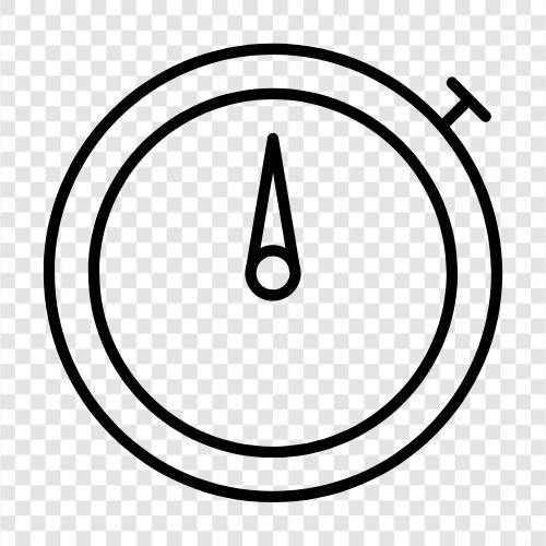 Timing, Uhr, Timer, Zeit symbol