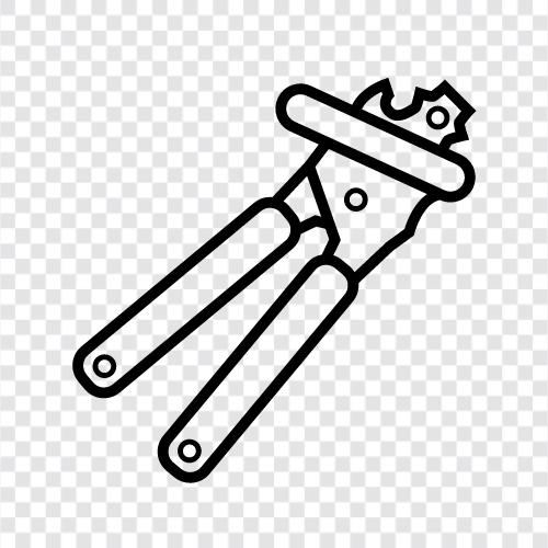 tin opener tool, tin opener for glass, tin opener for cans, tin icon svg