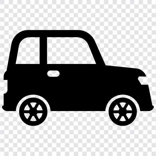 kleines Auto, kleine Autos, kleine Fahrzeuge, MiniAuto symbol