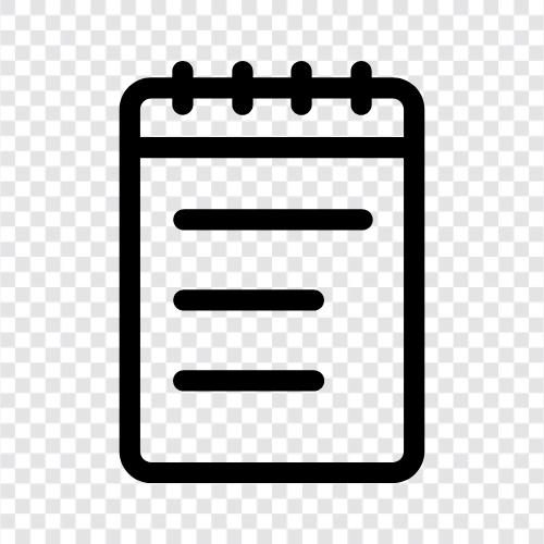 todo list, todo list maker, notes icon svg