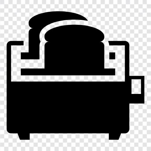 Toaster, Frühstück, Backofen, Kochen symbol