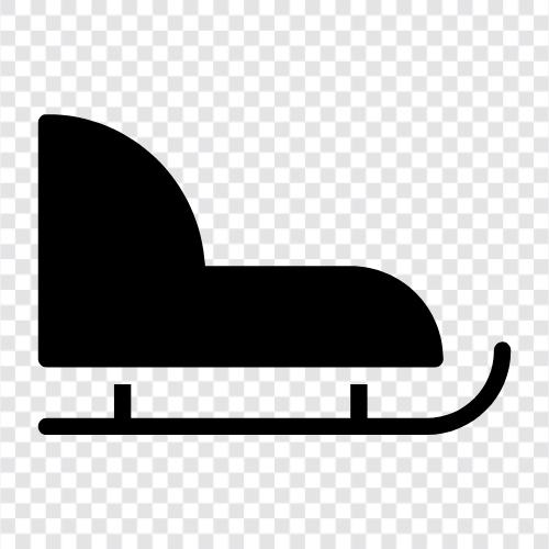 toboggan, snowmobile, dog sled, wagon icon svg