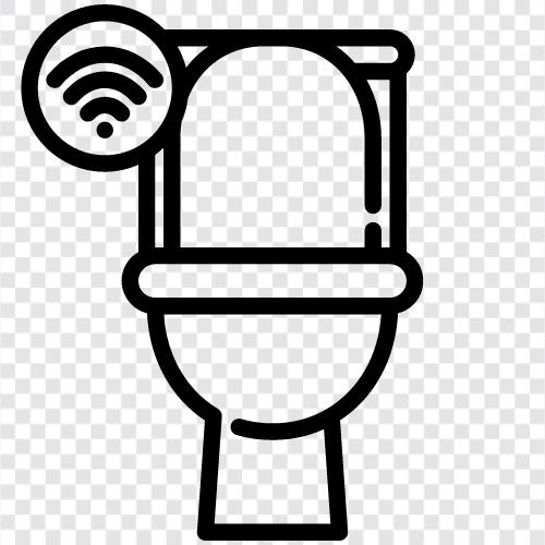 toilets, porcelain, bowl, bathroom icon svg