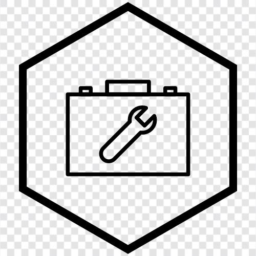 tool chest, tool box organizer, tool chest organizer, tool box storage icon svg