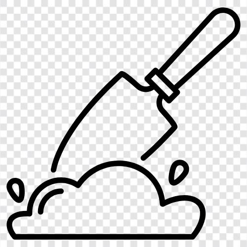 tool, gardening, construction, excavation icon svg