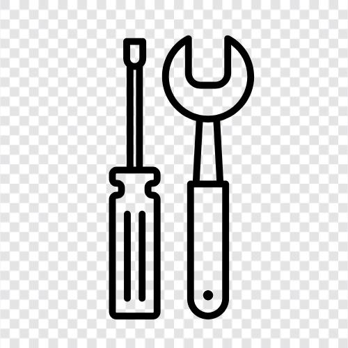Werkzeug, Werkzeuge für, Werkzeugkasten, Werkzeugkasten für symbol