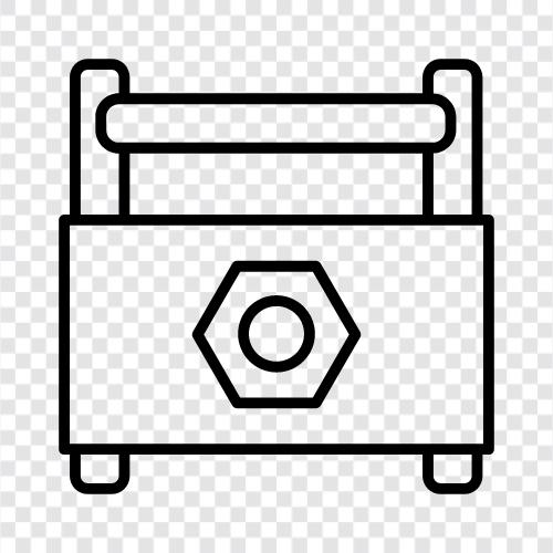 tool, box, storage, storage solutions icon svg