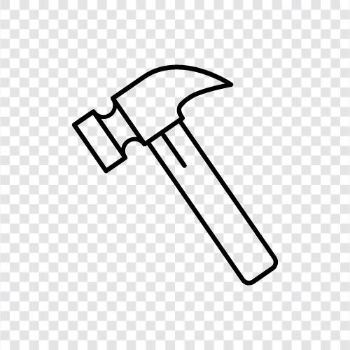 tool, equipment, nails, screws icon svg