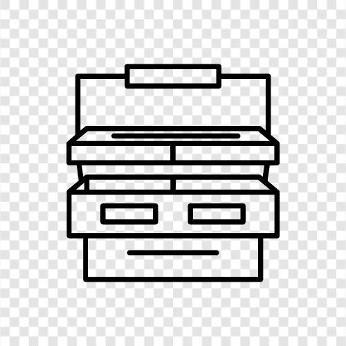 tool, box, storage, organization icon svg