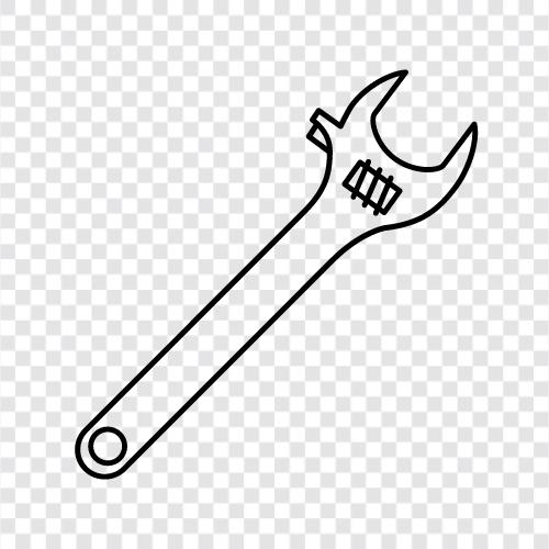 Werkzeug, Werkzeugkasten, Werkzeugsatz, Schraubenschlüsselsatz symbol