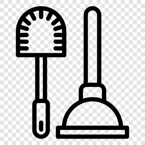 Werkzeug, WC, Reinigung, WCSchale symbol