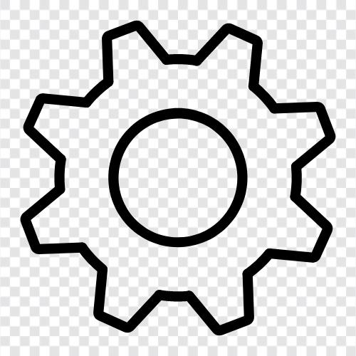 tools, Gear icon svg