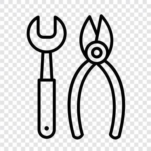 Werkzeuge für, Werkzeugkasten, Werkzeugkasten für, Werkzeuge symbol