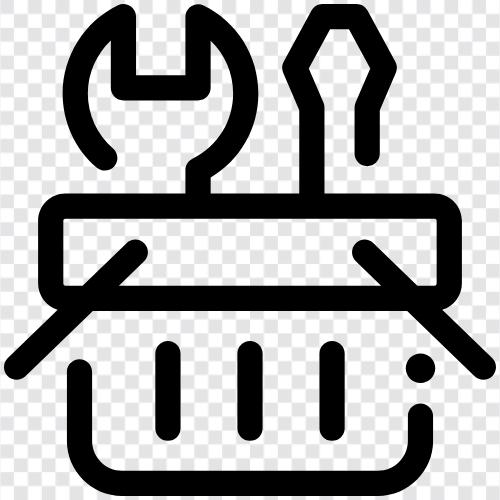 tools for repairing, tool storage, toolbox, tool storage solutions icon svg