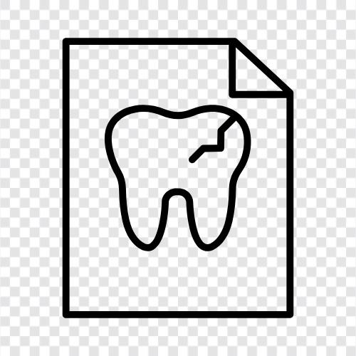 tooth crack, tooth fracture, tooth abscess, tooth infection icon svg