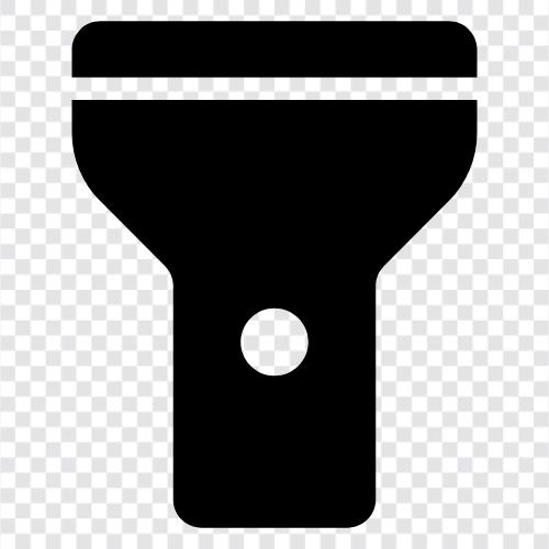 Torch, Lighter, LED, Battery icon svg