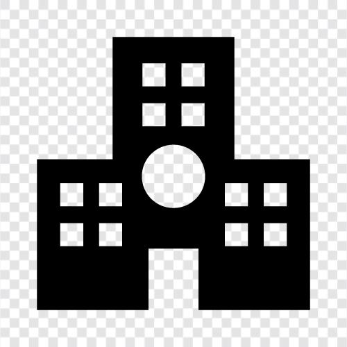 Town Halls, Government, Politics, City Hall icon svg