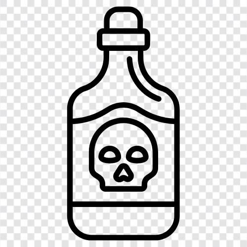 Toxizität, Gegenmittel, Gift symbol