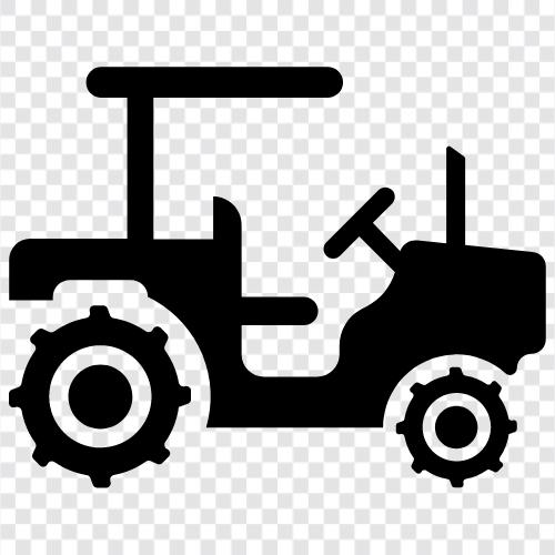 Прицептягач, детали трактора, торговцы тракторами, принадлежности для тракторов Значок svg