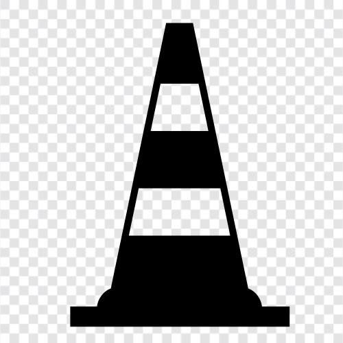 Traffic cone icon svg