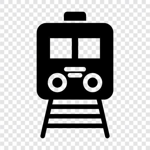 train station, railway, locomotive, rail icon svg