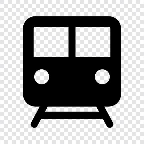 Zug, Lokomotive, Bahnhof, Bahnlinie symbol