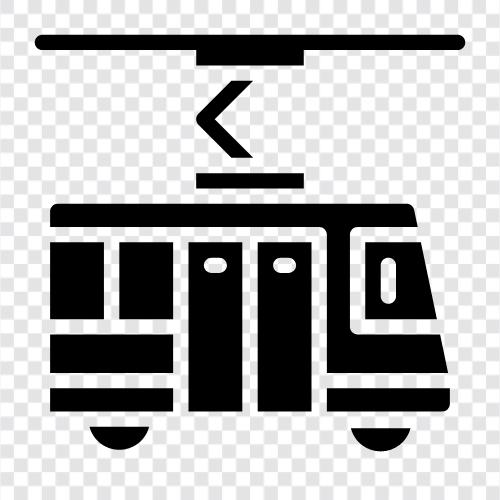 tramlines, tramway, electric tram, diesel tram icon svg