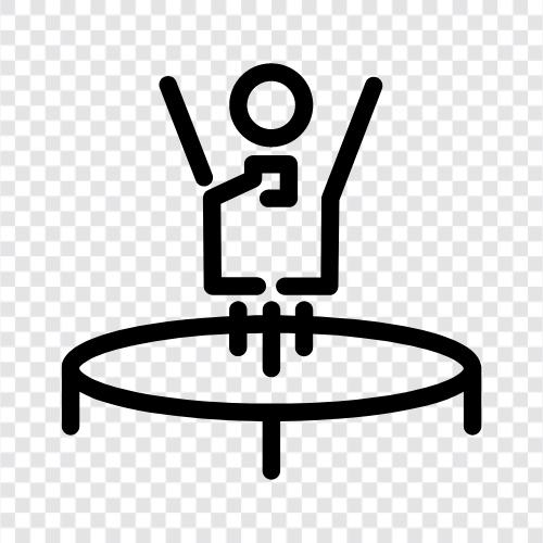 trampoline park, trampoline jumping, trampoline safety, trampoline jump icon svg