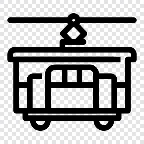 Straßenbahnen, Straßenbahn, Schnellverkehr, Transit symbol