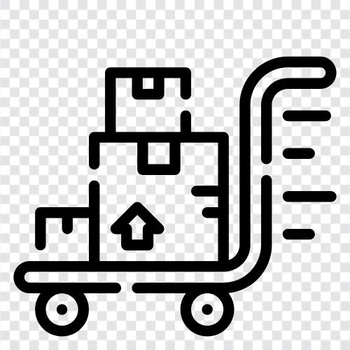 Transport, Einkauf, Haus, Garten symbol