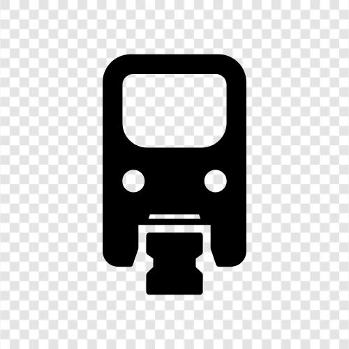 Transport, Zug, Zugsystem, Monorail symbol