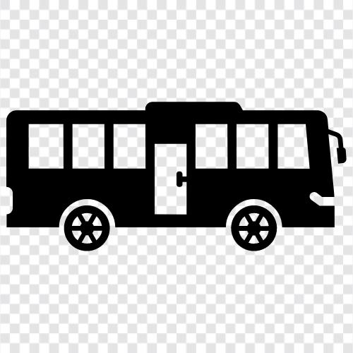 Transport, Bushaltestelle, Buslinie, Busfahrplan symbol