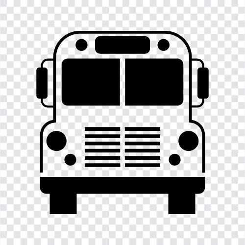 transportation, school, route, schedule icon svg